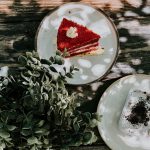 Matcha Cake with matcha powder